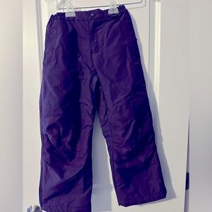 Lands' End Kids Purple Ski/snow pants Size 8